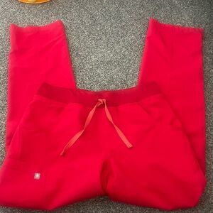 women's Pop Red Kade™ - Cargo Scrub Pants - XS / Pop Red